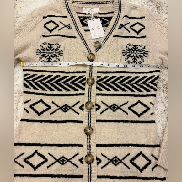 🆕 NWT Lucky Brand Cozy Nordic🎿Sweater Dress Cardigan | Size S - Picture 9 of 12